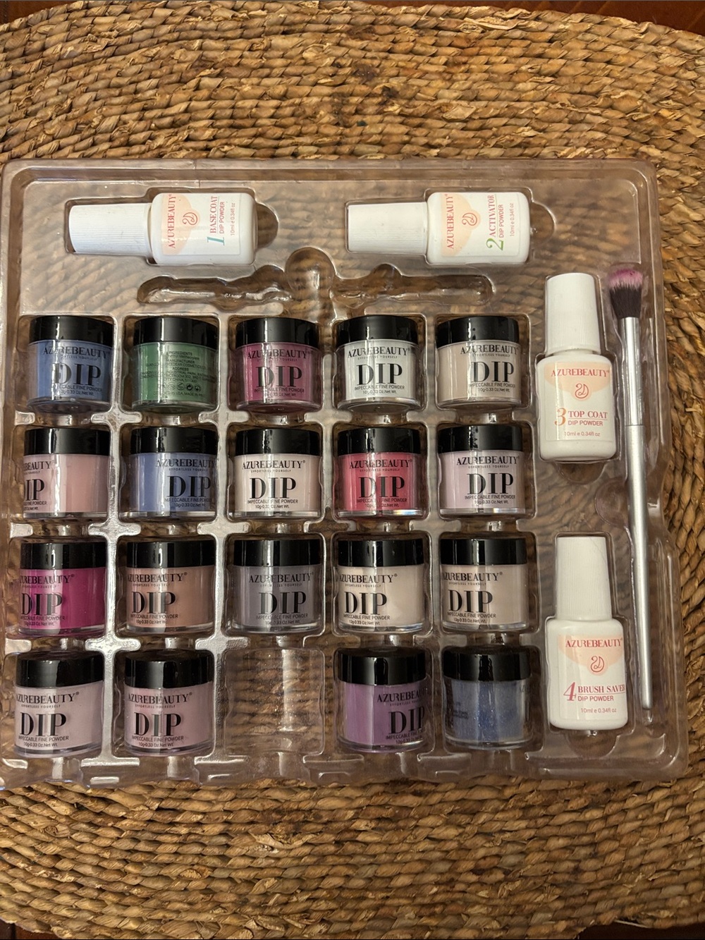 Azurebeauty Powder Nail Dip Kit - Multi colors &  Shades